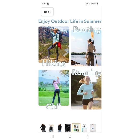 New Medium Baleaf Black Long Sleeve UPF50 RashGuard Lightweight Active Shirt NWT - Picture 5 of 8